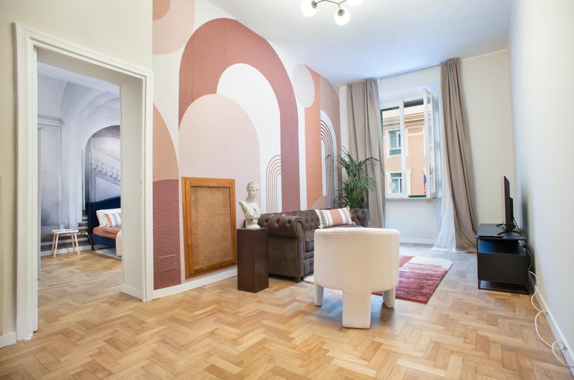 Arc Vatican Apartment - 300 M Dal Vaticano ローマ エクステリア 写真